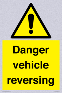 Danger Vehicles Reversing